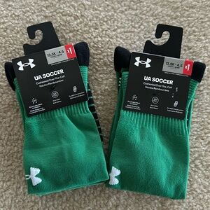 NWT Kids Youth Team Kelly Green Under Armour Soccer Socks